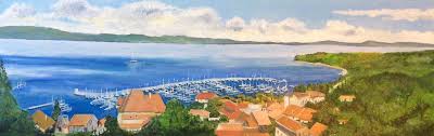 Port De Rives Vue Du Belvedere Mes Pastels Et Aquarelles En 2020 Comment Peindre Peinture Belvedere