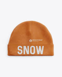 Turn Up Beanie Hat Mockup Top View In Apparel Mockups On Yellow Images Object Mockups Design Mockup Free Free Psd Design Mockup Free Psd