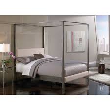 Stained weathered gray canopy bed set. Four Post Canopy Bed Frame Ideas On Foter