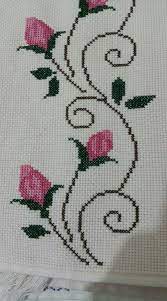 Towel With Cross Stitch In 2020 Cross Stitch Patterns Flowers Floral Cross Stitch Pattern Cross Stitch Art Punto de cruz es mi pasion belleza de figuras tengo variedades de imagenes, me gustara tener las figuras antiguas de. pinterest