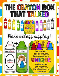 Tally the results with the students. Back To School Activity And Display For The Crayon Box That Talked