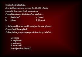 Sekian deh artikel seputar dunia pendidikan dengan topik pembahasan mengenai kumpulan contoh soal bep unit dan jawabannya. Contoh Soal Pilihan Ganda Analisis Hubungan Antar Hal