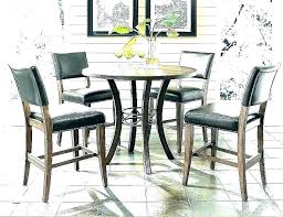There is a lot of model draft residence can you are apply to beautify living refined round glass top dining room furniture dinette sacramento via primeclassicdesign.com. Inmozata Round Glass Dining Table Set And 4 Faux Leather Padded Chairs Dining Room Set Black By Warmiehomy Home Kitchen Furniture