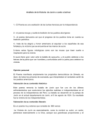 Galopando por el cielo, desde el fondo de la historia, Analisis De La Victoria De Junin O Canto A Bolivar Pdf Poesia Agitacion