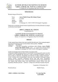 Ketua pengadilan negeri koto baru di koto baru dengan hormat, yang bertanda tangan di bawah ini : Download Contoh Surat Gugatan Perdata Wanprestasi Gudang Surat