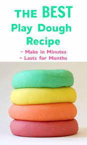Our Favorite Play Dough Recipe Emma Owl Playdough Recipe Best Homemade Playdough Recipe Homemade Playdough Recipe