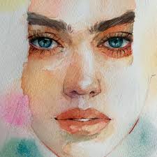 Pin By Rosa Lotter On Artists Humid Peach Ksenia Kondyleva Art Drawings Sketches Simple Artist Portrait Art