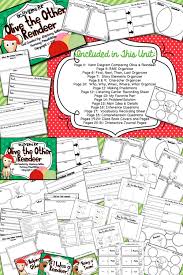 Olive The Other Reindeer Literature Study Printables Olive The Other Reindeer Study Printables Christmas Language Arts