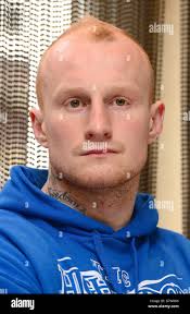 Boxer Gary Cornish during a press conference at Bar Italia, in central  London Stock Photo