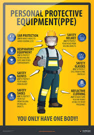 Ppe Poster A1 Ppe Poster Girl Press Health And Safety Poster Workplace Safety Tips Workplace Safety And Health