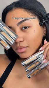 Dotting my way to skin that makes filters jealous. 👀 or I'm a  minimalist... or so I say. (Maybe this for tiktok and above for IG) ✨ F*ck  I'm Flawless Concealer 16,