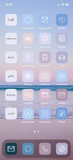 175 Beach Pastel Aesthetic Iphone Ios14 App Icons 175 App Icons In 2020 App Icon Cute App Iphone App Layout