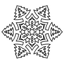 When you take the snowflake template away, you'll be left with a pretty snowflake design on the window. Paper Snowflake Templates Snowflakes Pattern To Print Cut Out