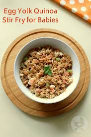 Egg Yolk Quinoa Stir Fry For Babies Recipe Healthy Baby Food Baby Food Recipes Stir Fry