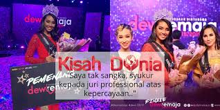 Check spelling or type a new query. Rangkul Takhta Dewi Remaja Haneesya Bukti Warna Kulit Bukan Penghalang Kisah Dunia