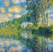 Volume i to ivdaniel wildenstein. Claude Monet Pappeln An Der Epte Art Print Canvas On Stretcher Glass Print
