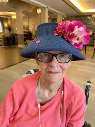 Look who's ready for the Kentucky Derby in their handmade hats. Not sure  what's prettier, the hats or the ladies! Fun Fact: Every horse racing today  is a descendent of Secretariat.