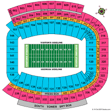 Uga Football Stadium Seating Chart Best Picture Of Chart