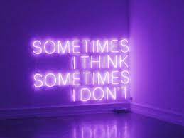 Purple Aesthetic Neon Aesthetic Neon Words Neon Signs