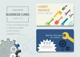 Make a handyman business card design online with brandcrowd's business card maker. Handyman Business Name Card Design Template 527859 Vector Art At Vecteezy