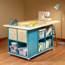For other items like painted dishware, keychains, and figurines, try one of many craft fair table displays with areas for custom signage. Diy Crafting Table And Storage Solutions