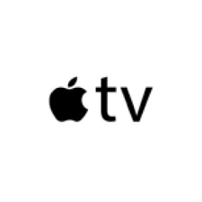Black White Apple Tv App Icon Tv Icon Apple Tv Tv App