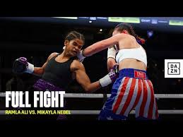 She is the sweetest person. Full Fight Ramla Ali Vs Mikayla Nebel Youtube