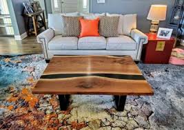 The colorado collection coffee table is a unique and versatile piece to add to any living room. Epoxy Coffee Tables Handcrafted Barn Born Furniture