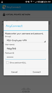 If needed, the supporting files for the package will be located in macintosh hd>opt>cisco>vpn>profile. Anyconnect Vpn For Android Computing Montana State University