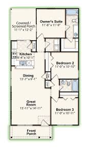 There are three spacious bedrooms situated on the upper floor, one master bedroom and two smaller ones, all equipped with sufficient storage space. Bellamy Lake Cottage Mountain Home Plans From Mountain House Plans
