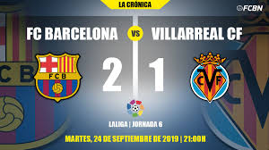 Contiene fotos, estadísticas y enlaces. A Dull Barca Wins Villarreal 2 1 But Loses Messi
