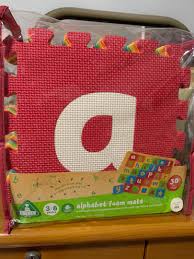 They roll the dice and count out the spaces to move their game piece. Alphabet Foam Mats Brand New Babies Kids Infant Playtime On Carousell