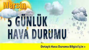 15 günlük, www.havadurumu15gunluk.xyz web sitesi olarak bu sayfada meteoroloji hava durumu 15 günlük mersin tahmin raporlarını sunmaktadır. Mersin Hava Durumu 15 Kasim 19 Kasim 2017 Mersin Haber