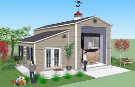 Impressions 16 X45 Rv Garage With Office Or Workshop Rv Garage Garage House Plans Garage House