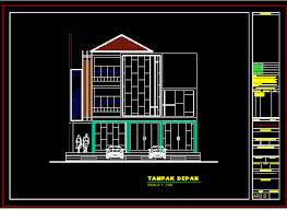 Septictank berkaitan erat dengan aktivitas biologis seluruh penghuni rumah. Contoh Tampak Depan Ruko Kantor Autocad Dwg Jagoan Kode