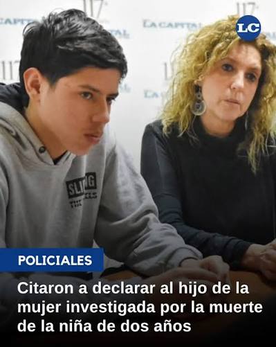 La fiscalía convocó para este miércoles a Lucas, de 17 años, uno de los hijos biológicos de Lucía Sosa 🔴 📌 La investigación por la muerte de Isabella, la niña de dos