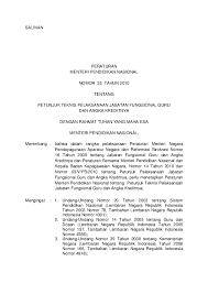 Kenaikan pangkat bagi pegawai negeri sipil yang menduduki jabatan fungsional tertentu. Pdf Jabatan Fungsional Guru Dan Angka Kreditnya Bin Jaka Academia Edu