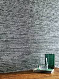 The wallpaper is made from actual grass fibres, sometime woven on looms, to create a strong, interwoven fabric. Grasscloth