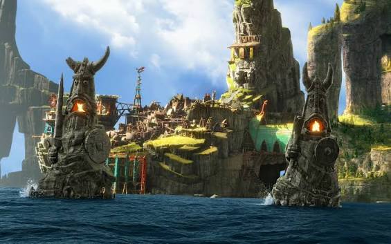 AN image of the isle of berk