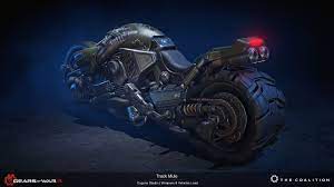 Model Is Based On The Original Concept By James Hawkins Worked Closely With Kirk Gibbons Ad And Tyler Gears Of War Concept Motorcycles Futuristic Motorcycle