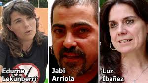 Edurne, Jabi eta Luz delegatuekin solasean |