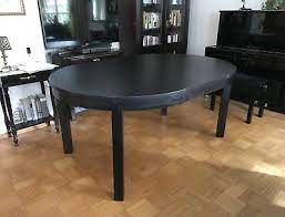 Ausziehbare esstische gunstig online kaufen ikea deutschland. Ikea Tisch Bjursta Schwarz Rund Oval Ausziehbar Esstisch 4 6 Personen Eur 1 00 Picclick De