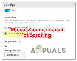 You can isolate the problem by unplugging input devices one by one and then bringing up the start menu again. How To Fix Mouse Zooming Instead Of Scrolling On Windows 10 Appuals Com