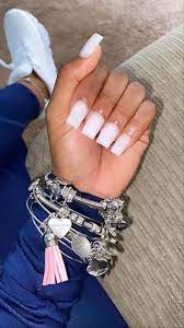 1geometric art short square acrylic nails. Pin By Que Abner On Nails Short Square Acrylic Nails White Acrylic Nails Square Acrylic Nails