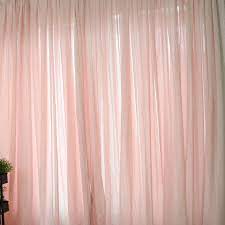Notting Hill Pale Blush Pink Voile Curtains Voila Voile Blush Curtains Baby Pink Curtains Pink Sheer Curtains