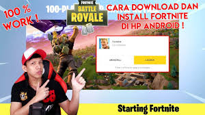 (full guide)in this video i show you how you can download fortnite on your pc/laptop in 2021. 100 Work Cara Download Dan Install Fortnite Di Hp Android Beta Youtube