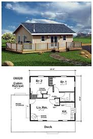 Traditional Style House Plan 6020 With 2 Bed 1 Bath House Plans Tiny House Floor Plans Tiny House Plans