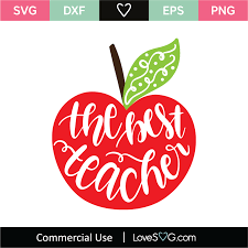 Download The Best Teacher Svg Cut File Lovesvg Com
