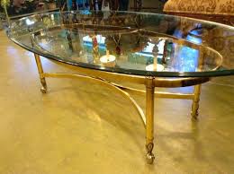 Hollywood Regency Brass And Glass Coffee Table Labarge Claw Etsy Glass Coffee Table Coffee Table Chinoiserie Furniture