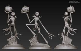 Jack Skellington 3d Printing Model Stl 3d Printing Models In 2020 Prints 3d Printing Jack Skellington